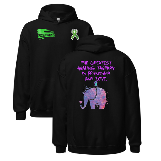 Healing from Friendship and Love - PTSD - Elephant - Hoodie