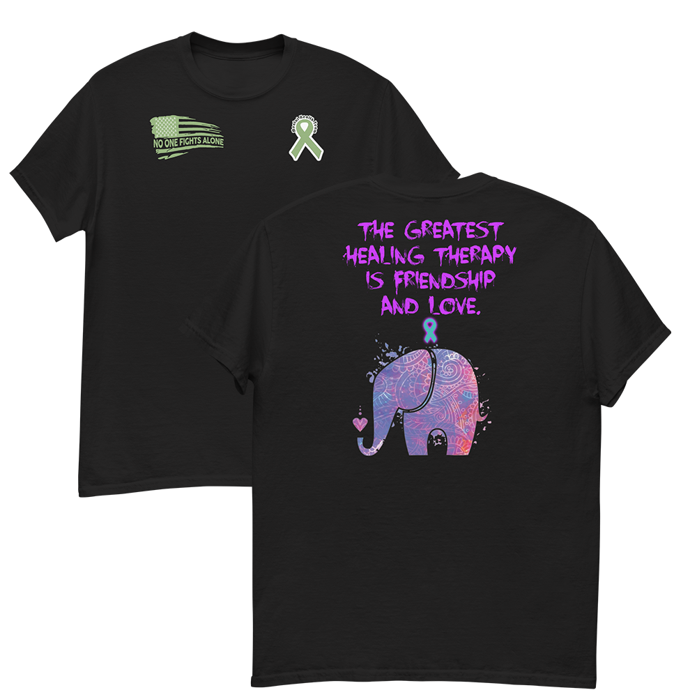 Healing from Friendship and Love - PTSD - Elephant - Men's T-Shirt