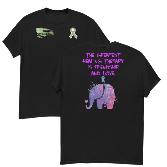 Healing from Friendship and Love - PTSD - Elephant - Men's T-Shirt