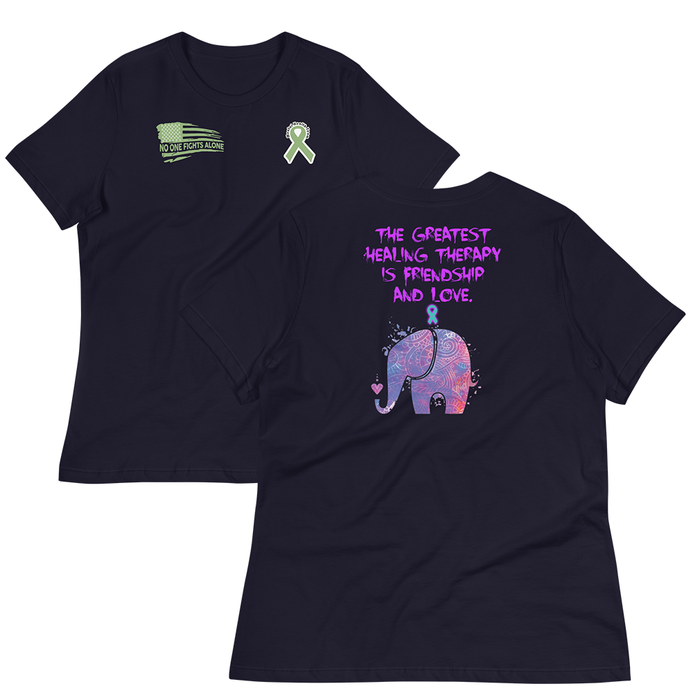 Healing from Friendship and Love - PTSD - Elephant - Women's T-Shirt