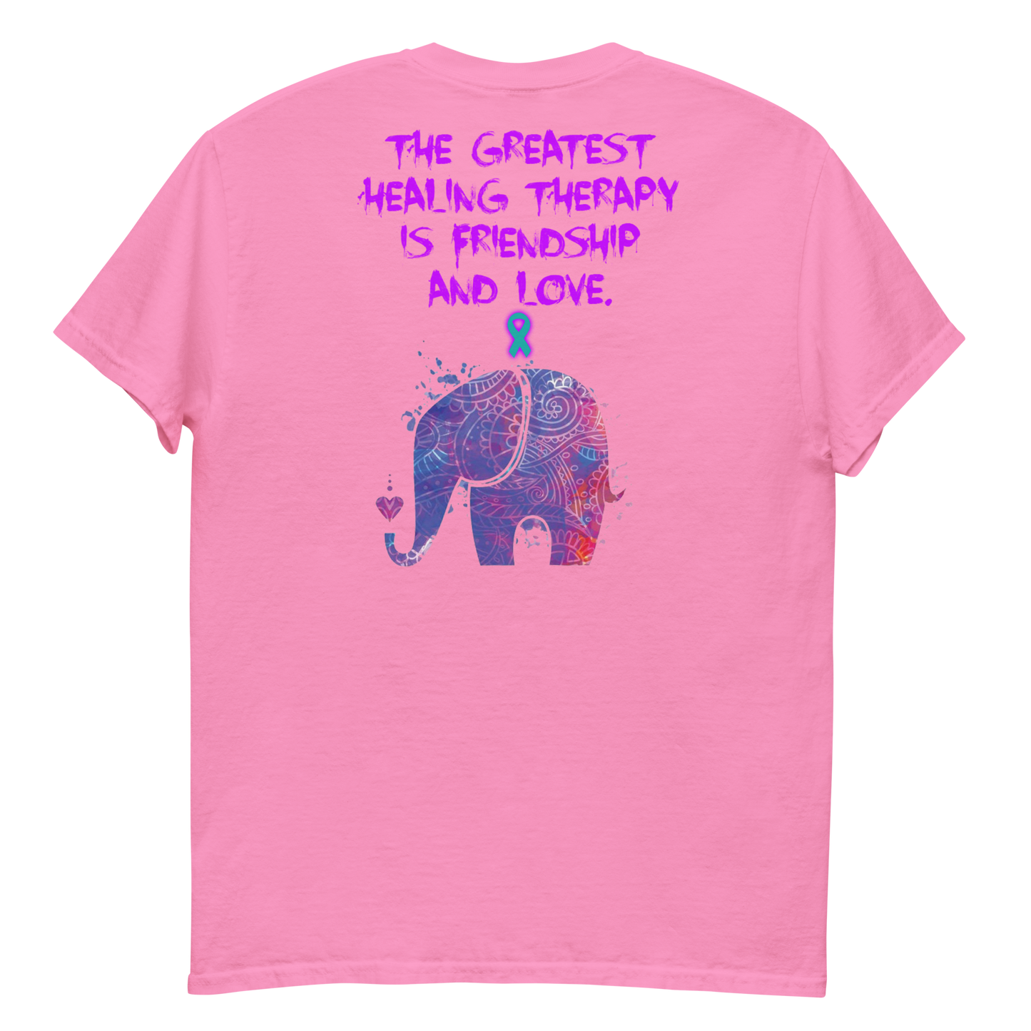 Healing from Friendship and Love - PTSD - Elephant - Men's T-Shirt