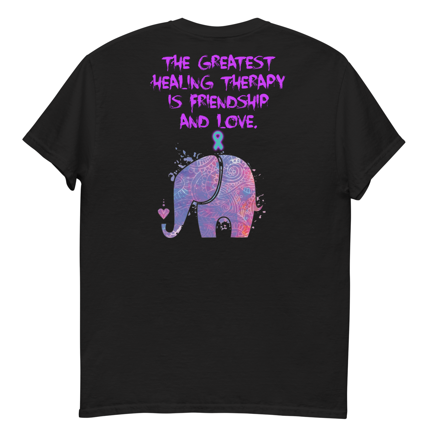 Healing from Friendship and Love - PTSD - Elephant - Men's T-Shirt