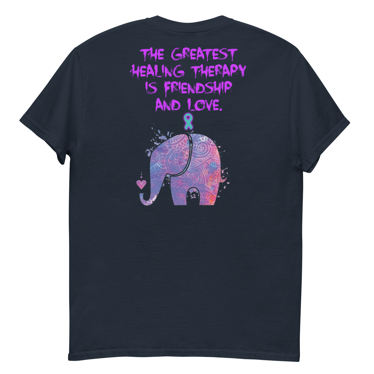 Healing from Friendship and Love - PTSD - Elephant - Men's T-Shirt