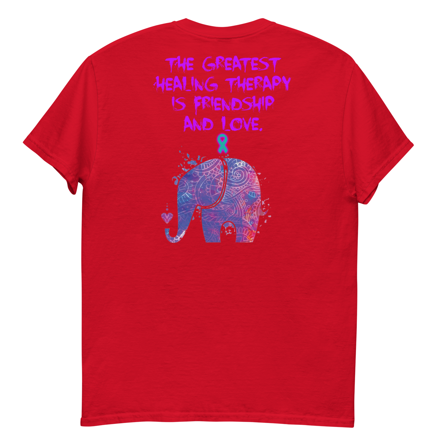 Healing from Friendship and Love - PTSD - Elephant - Men's T-Shirt