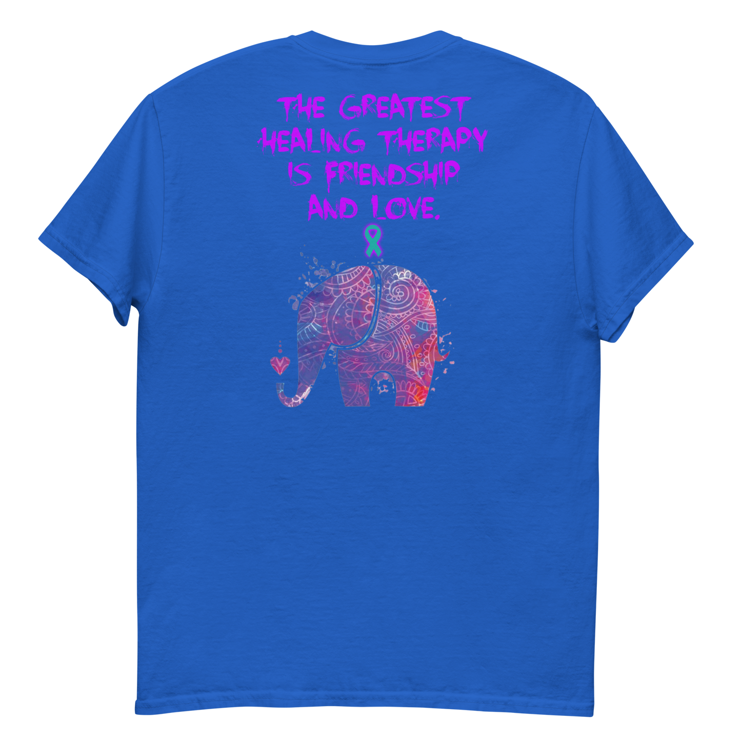 Healing from Friendship and Love - PTSD - Elephant - Men's T-Shirt