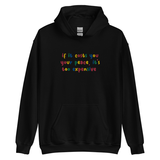 Cost Of Peace Embroidered Hoodie