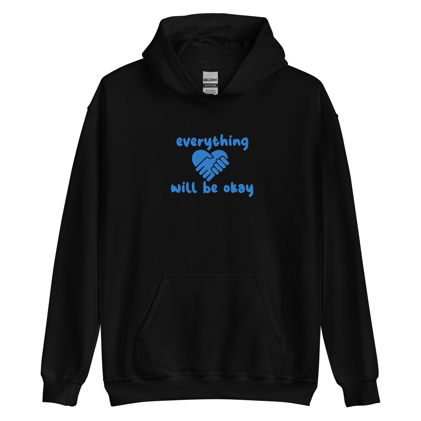 Everything Will Be Okay Embroidered Hoodie