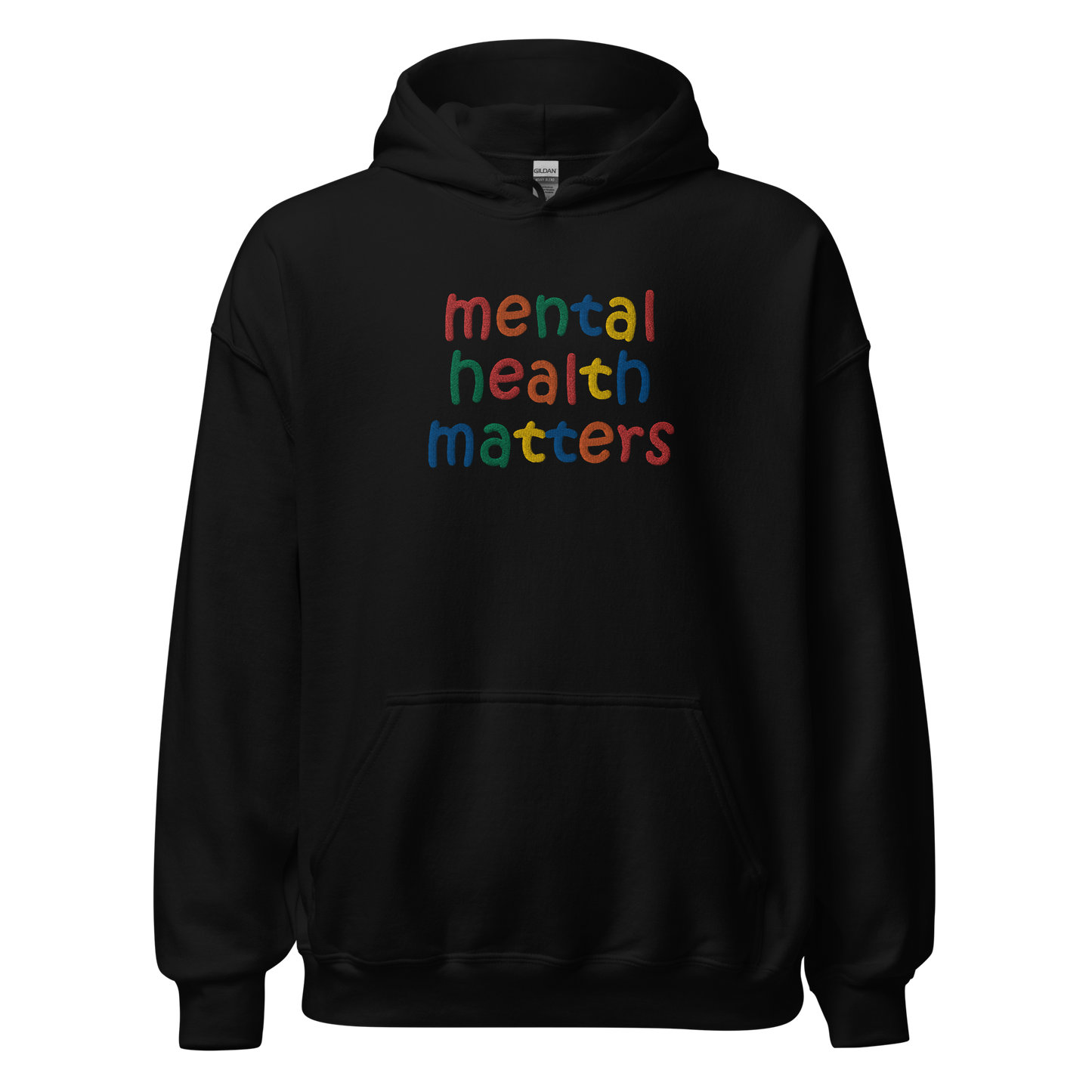 Mental Health Matters Embroidered Hoodie