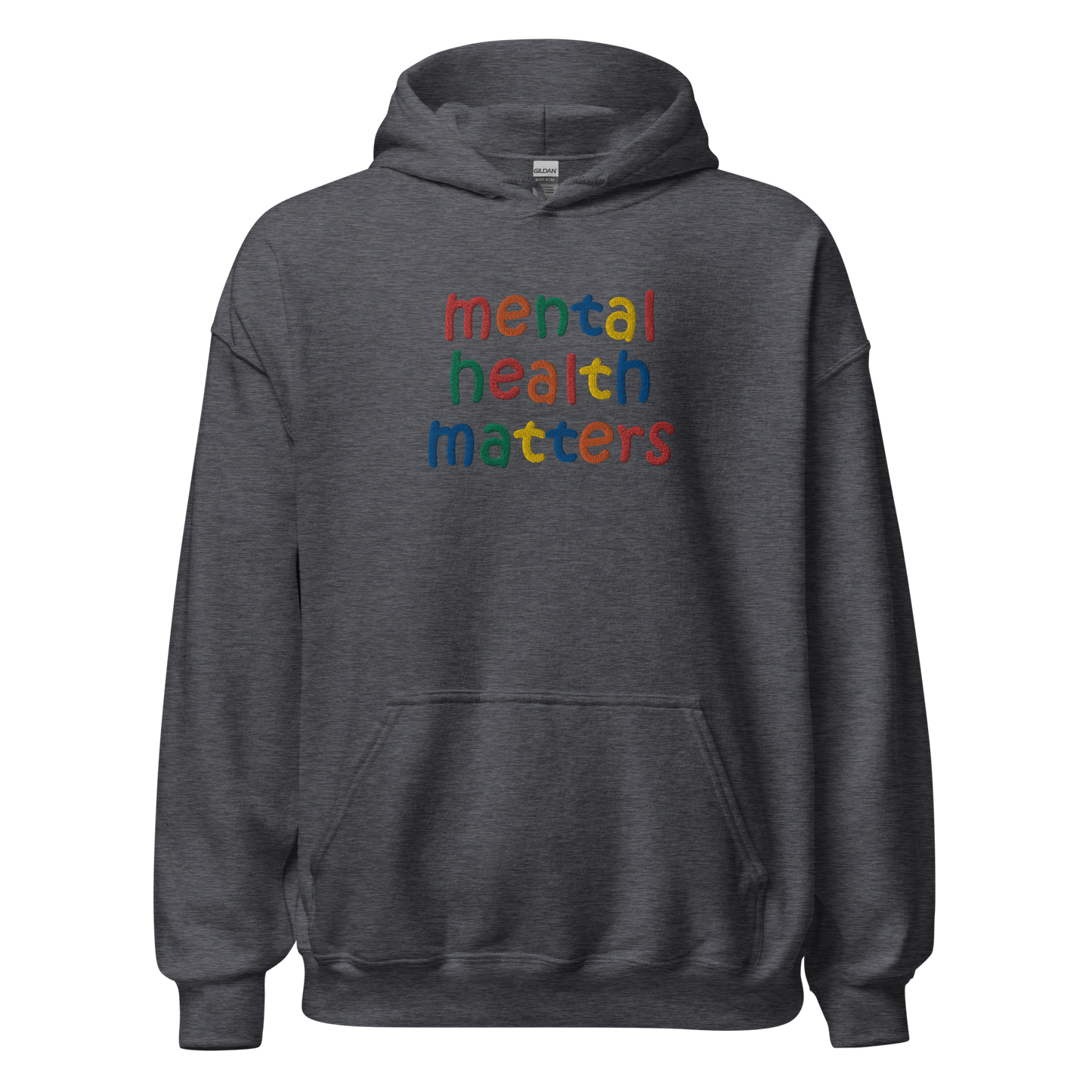 Mental Health Matters Embroidered Hoodie