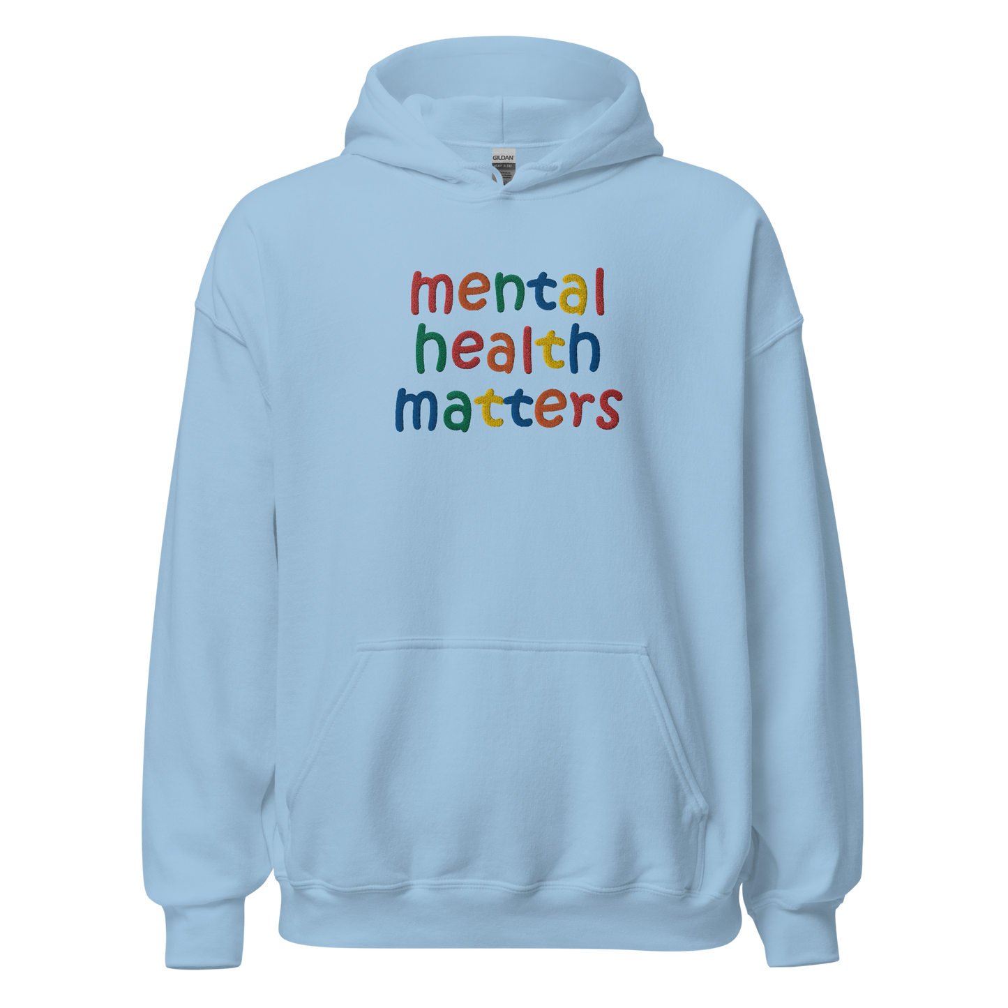 Mental Health Matters Embroidered Hoodie