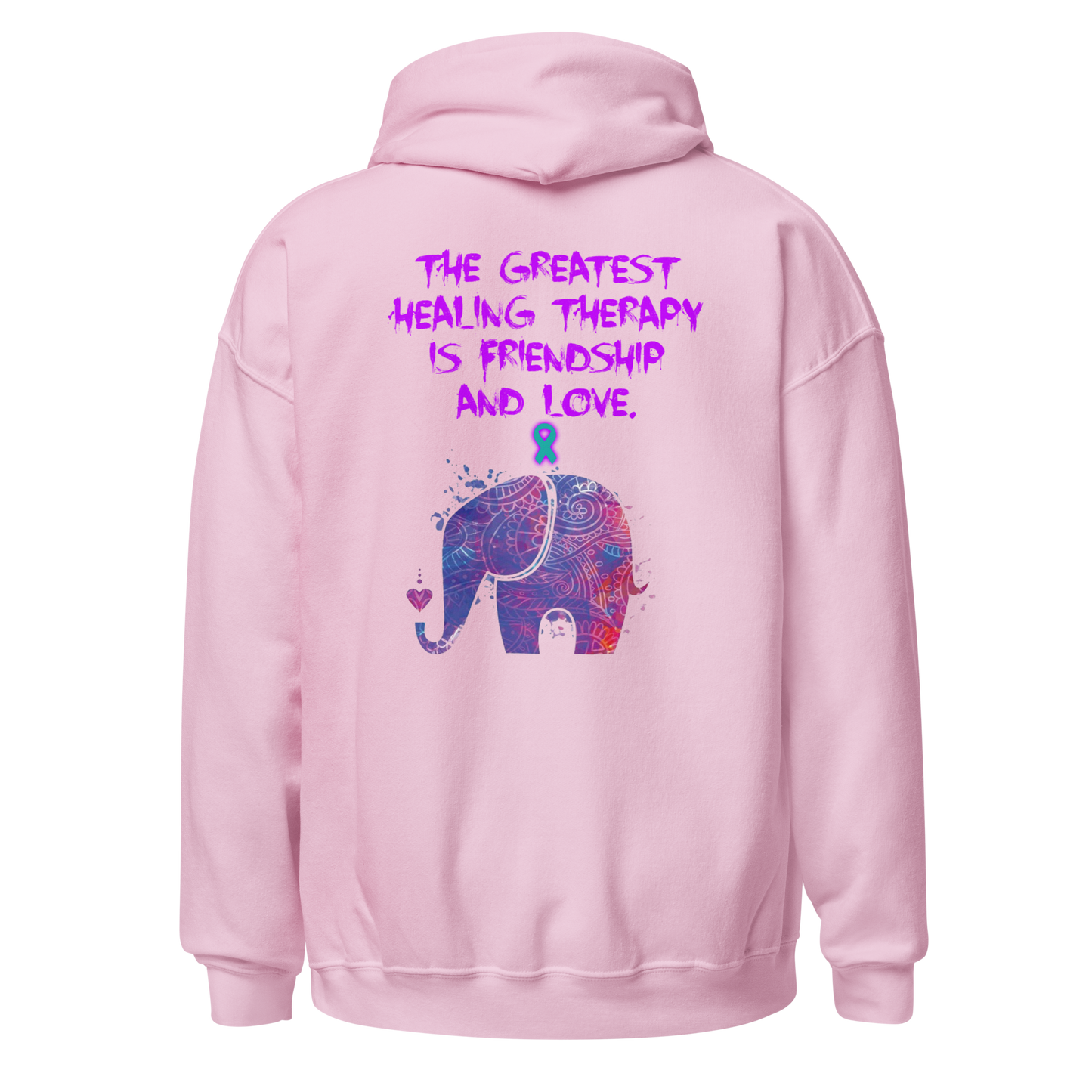 Healing from Friendship and Love - PTSD - Elephant - Hoodie