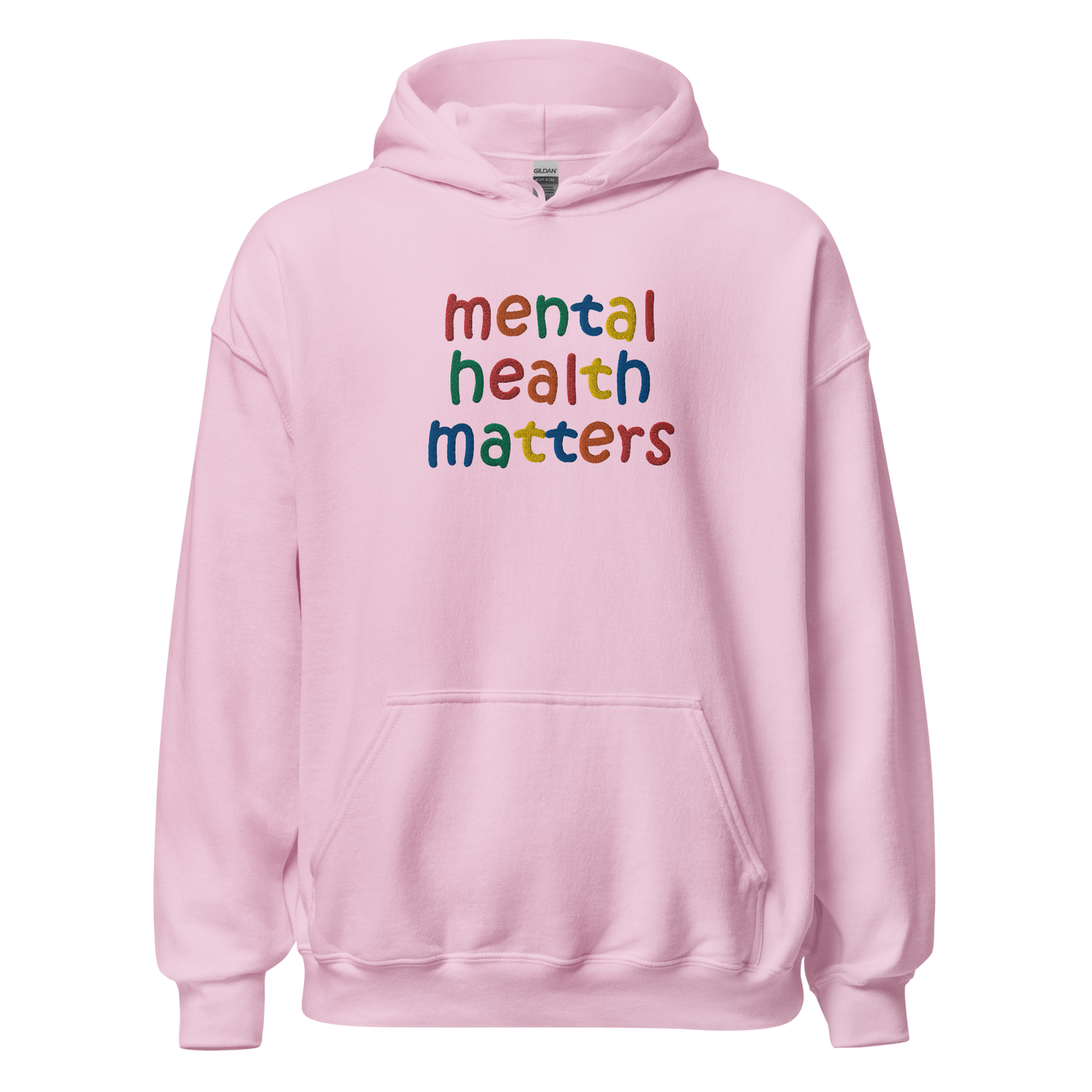 Mental Health Matters Embroidered Hoodie