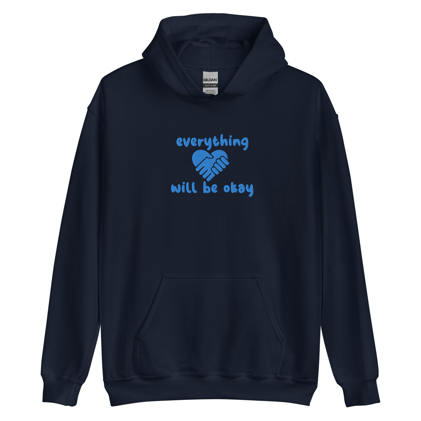 Everything Will Be Okay Embroidered Hoodie