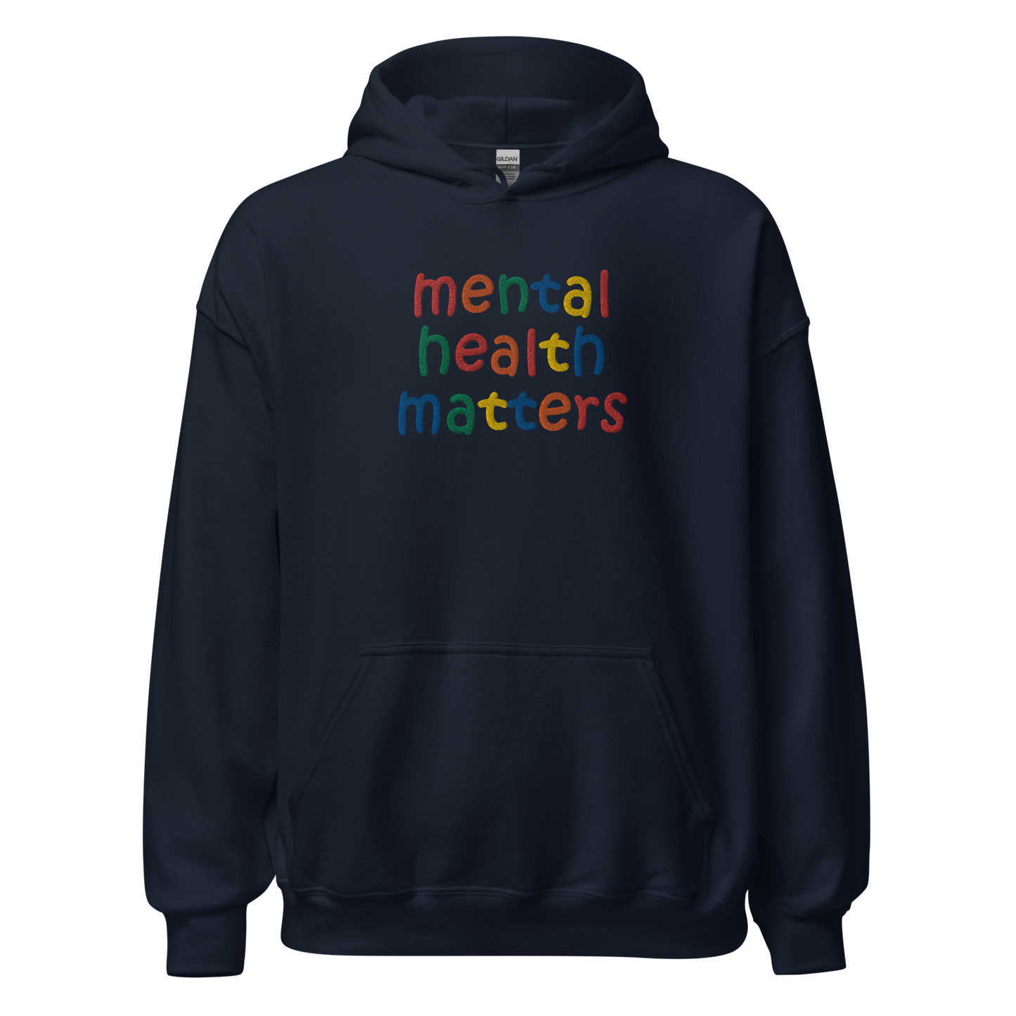 Mental Health Matters Embroidered Hoodie