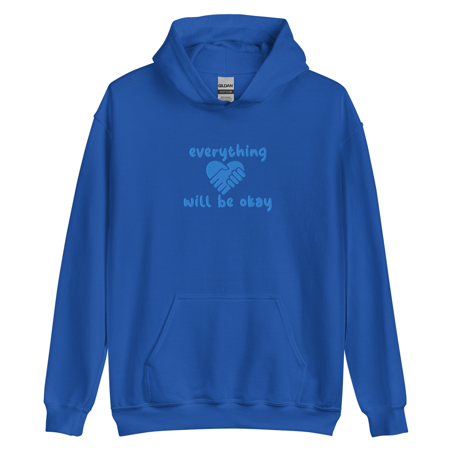 Everything Will Be Okay Embroidered Hoodie