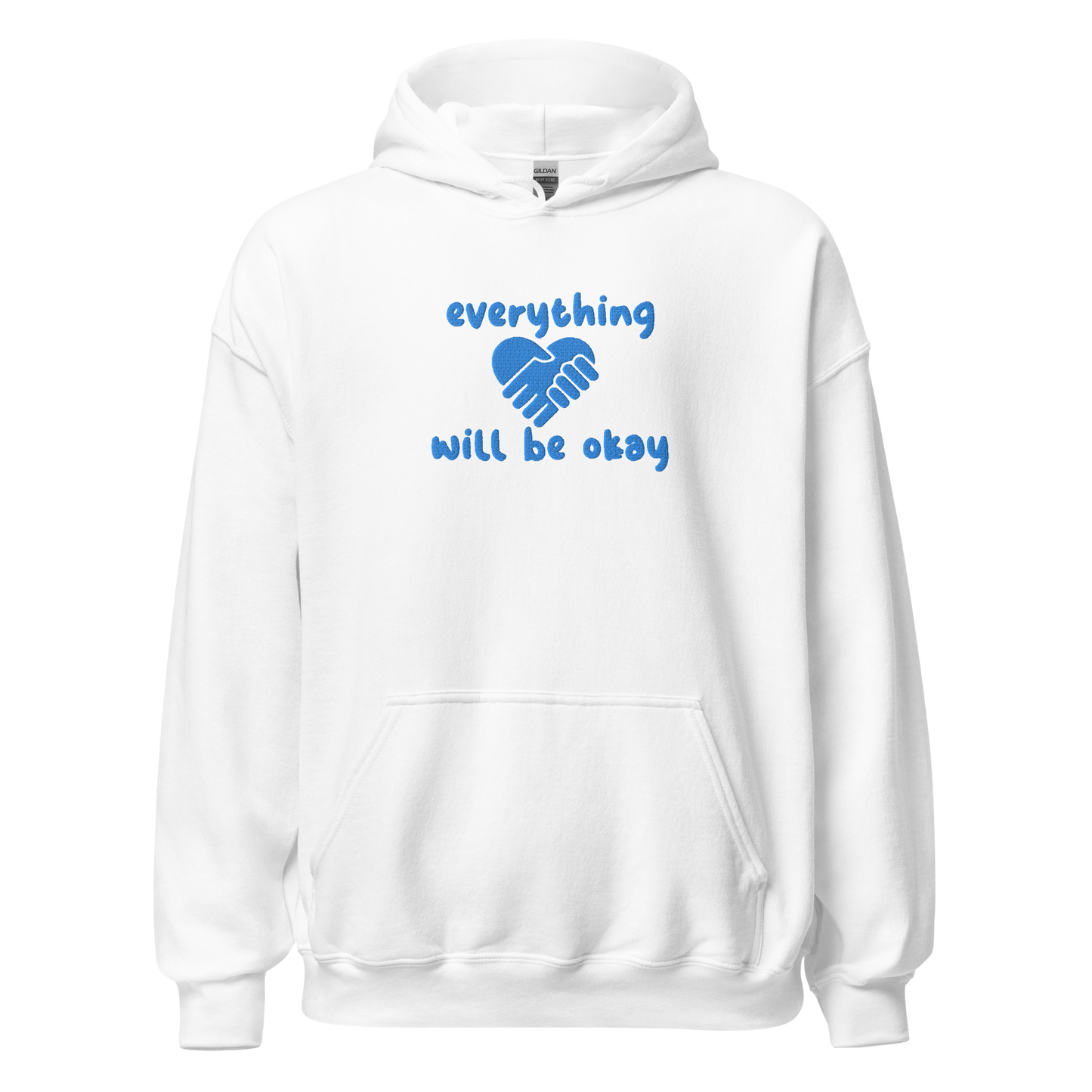 Everything Will Be Okay Embroidered Hoodie