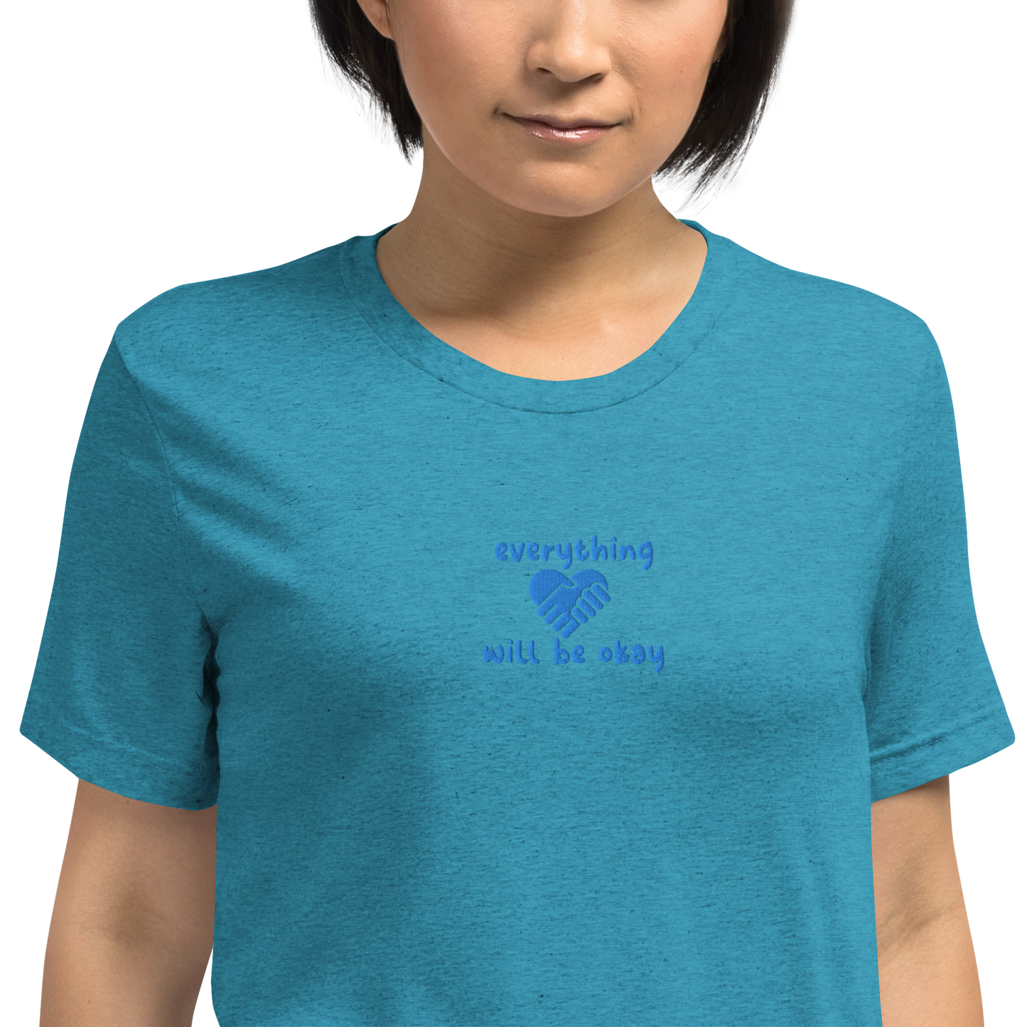 Everything Will Be Okay Embroidered Unisex T-Shirt