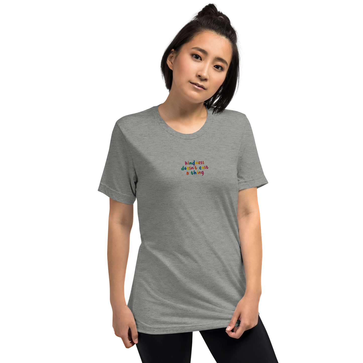 Kindness Doesn't Cost A Thing Embroidered Unisex T-Shirt