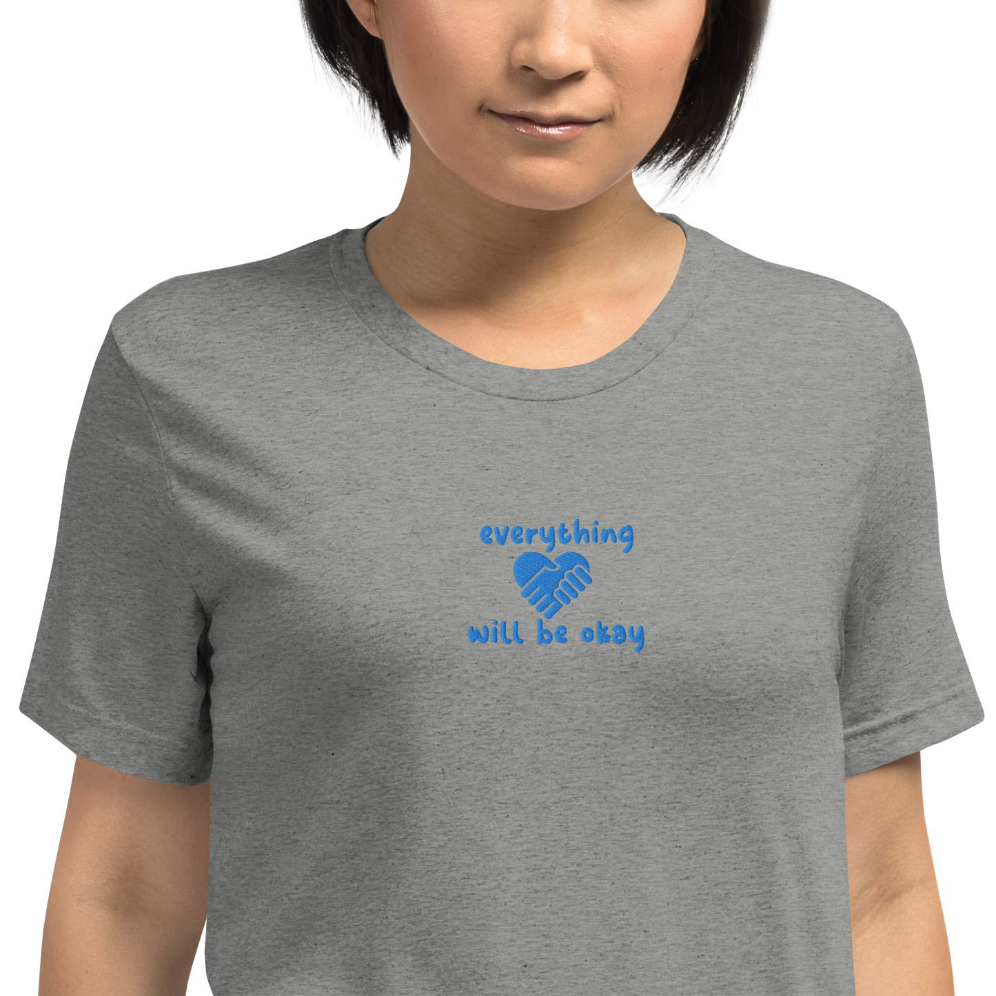 Everything Will Be Okay Embroidered Unisex T-Shirt