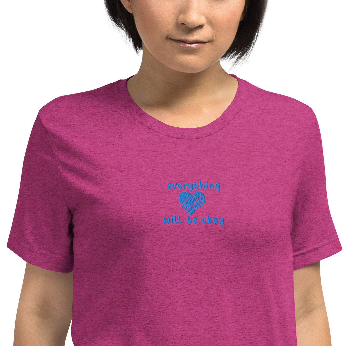 Everything Will Be Okay Embroidered Unisex T-Shirt