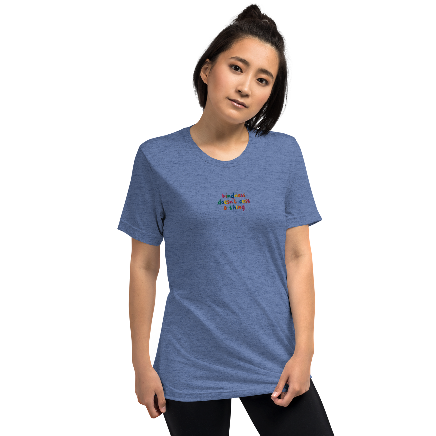 Kindness Doesn't Cost A Thing Embroidered Unisex T-Shirt