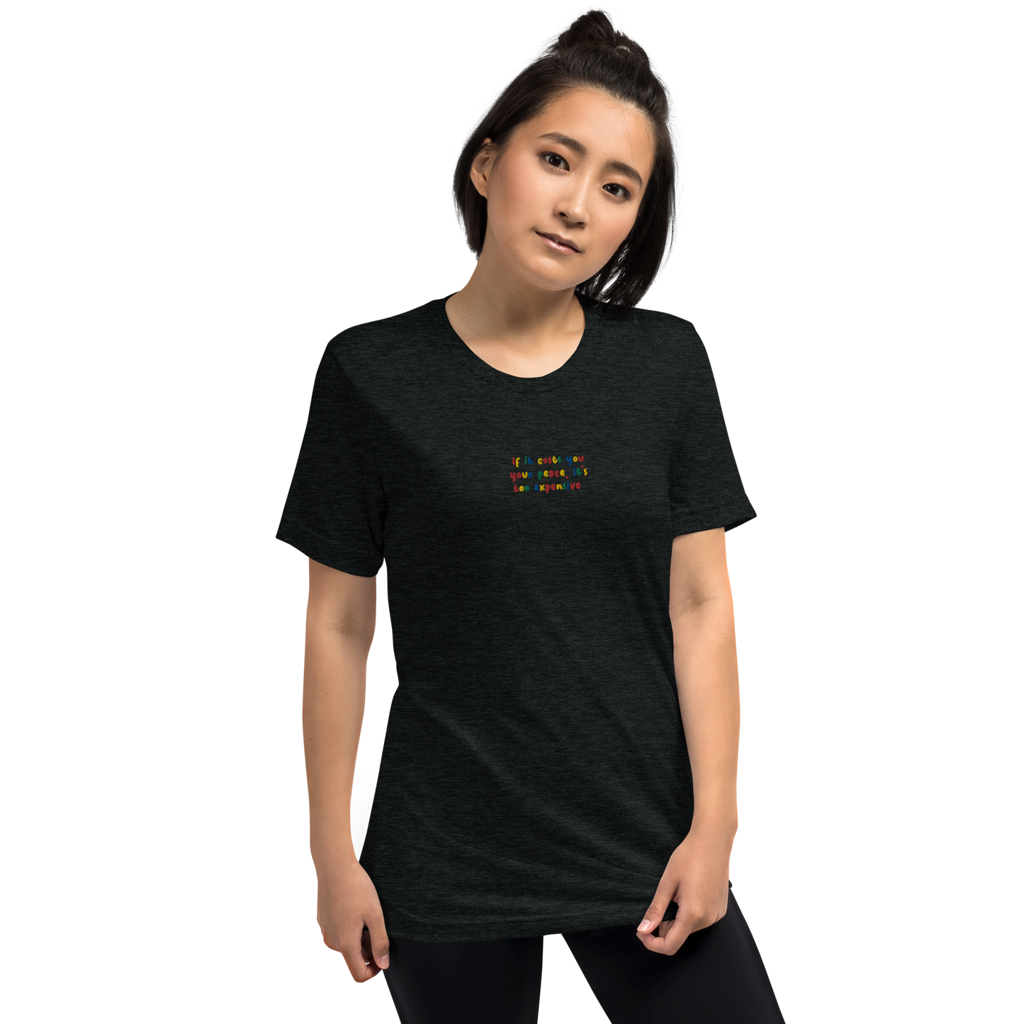 Cost Of Peace Embroidered Unisex T-Shirt