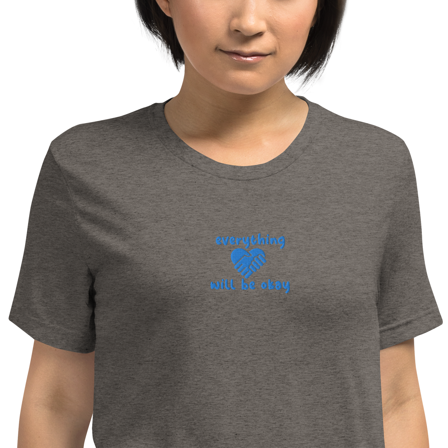 Everything Will Be Okay Embroidered Unisex T-Shirt