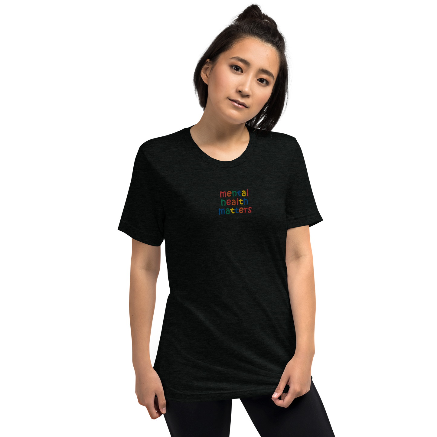 Mental Health Matters Embroidered Unisex T-Shirt