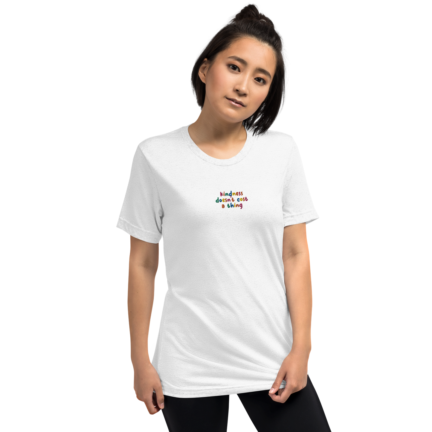 Kindness Doesn't Cost A Thing Embroidered Unisex T-Shirt