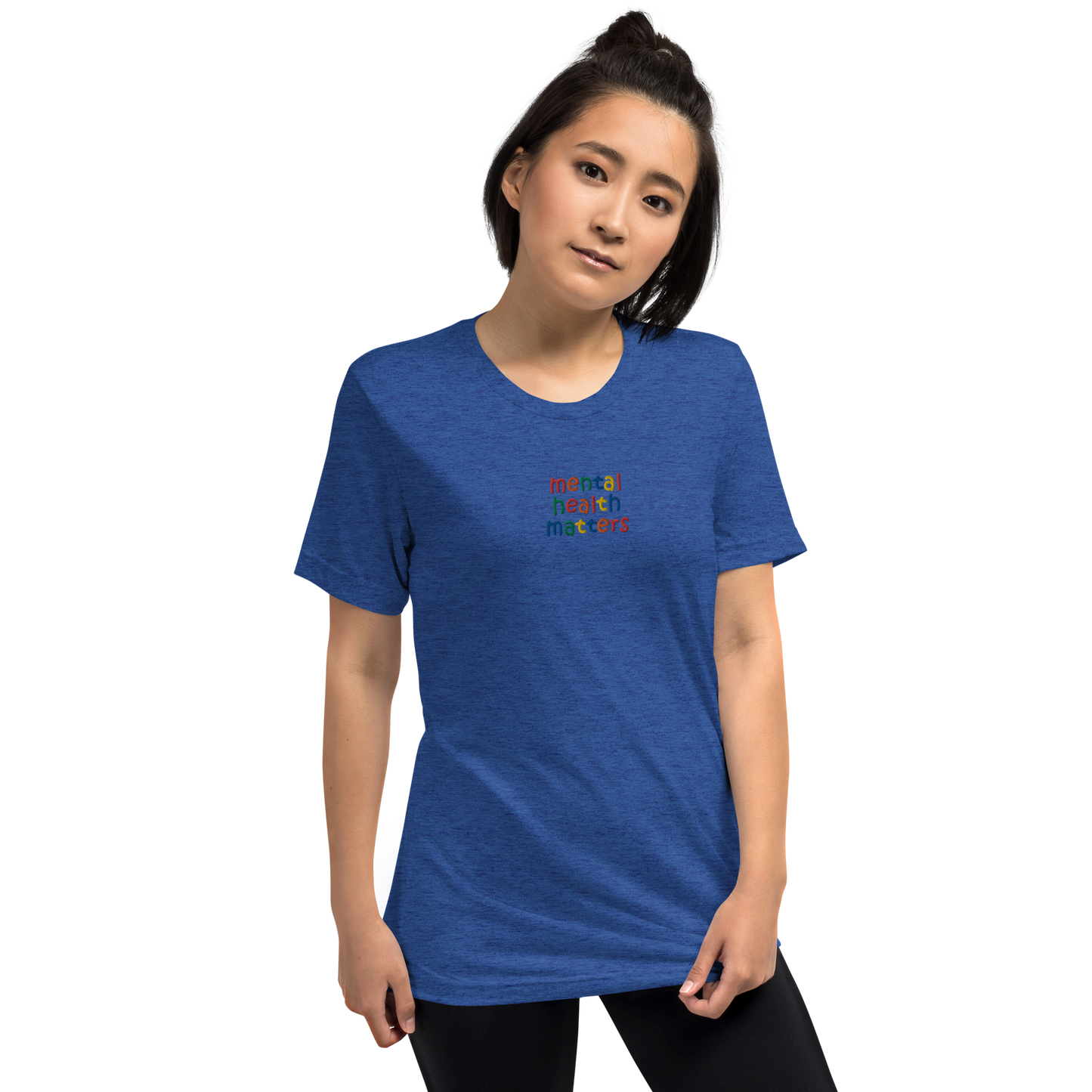 Mental Health Matters Embroidered Unisex T-Shirt