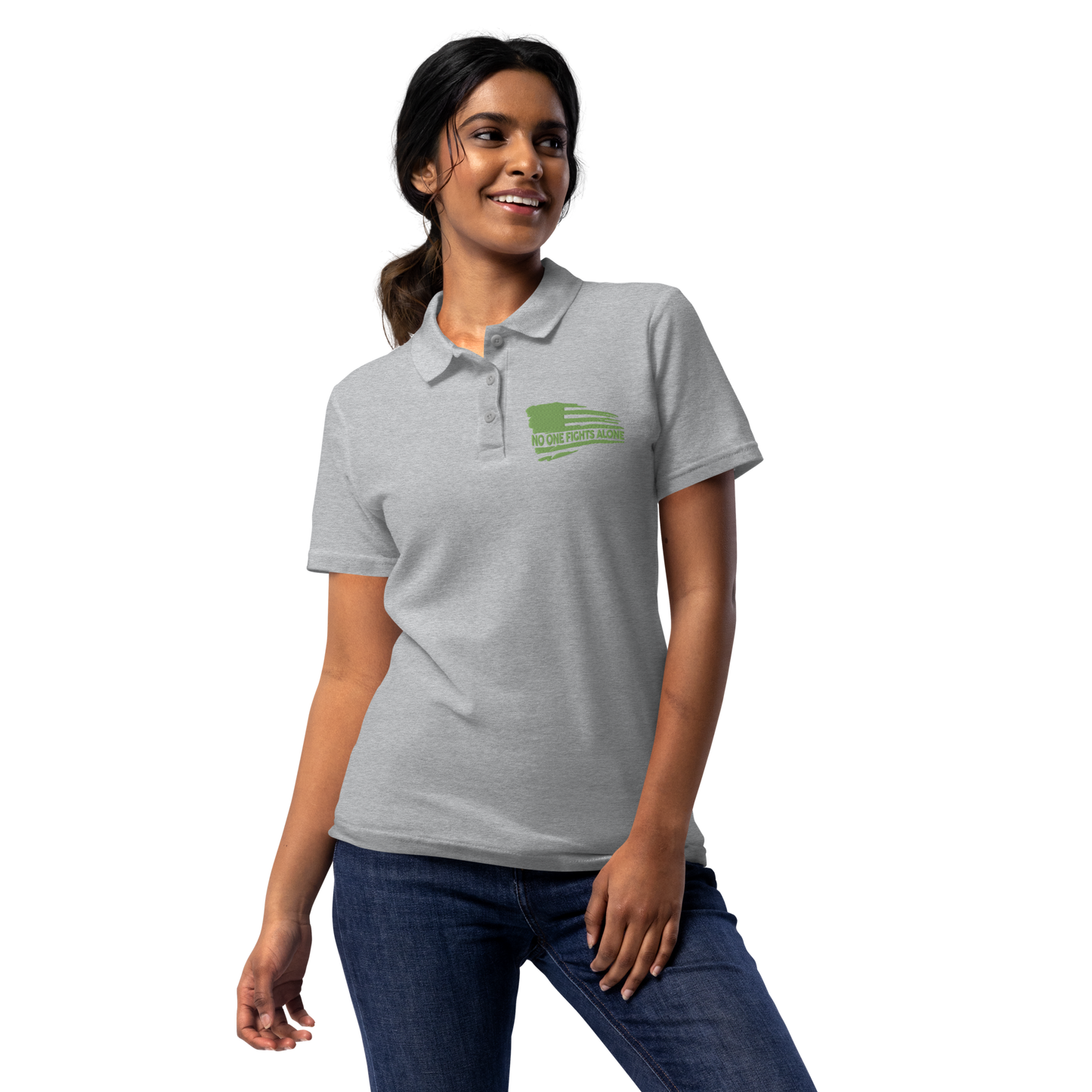 Women's No One Fights Alone Polo