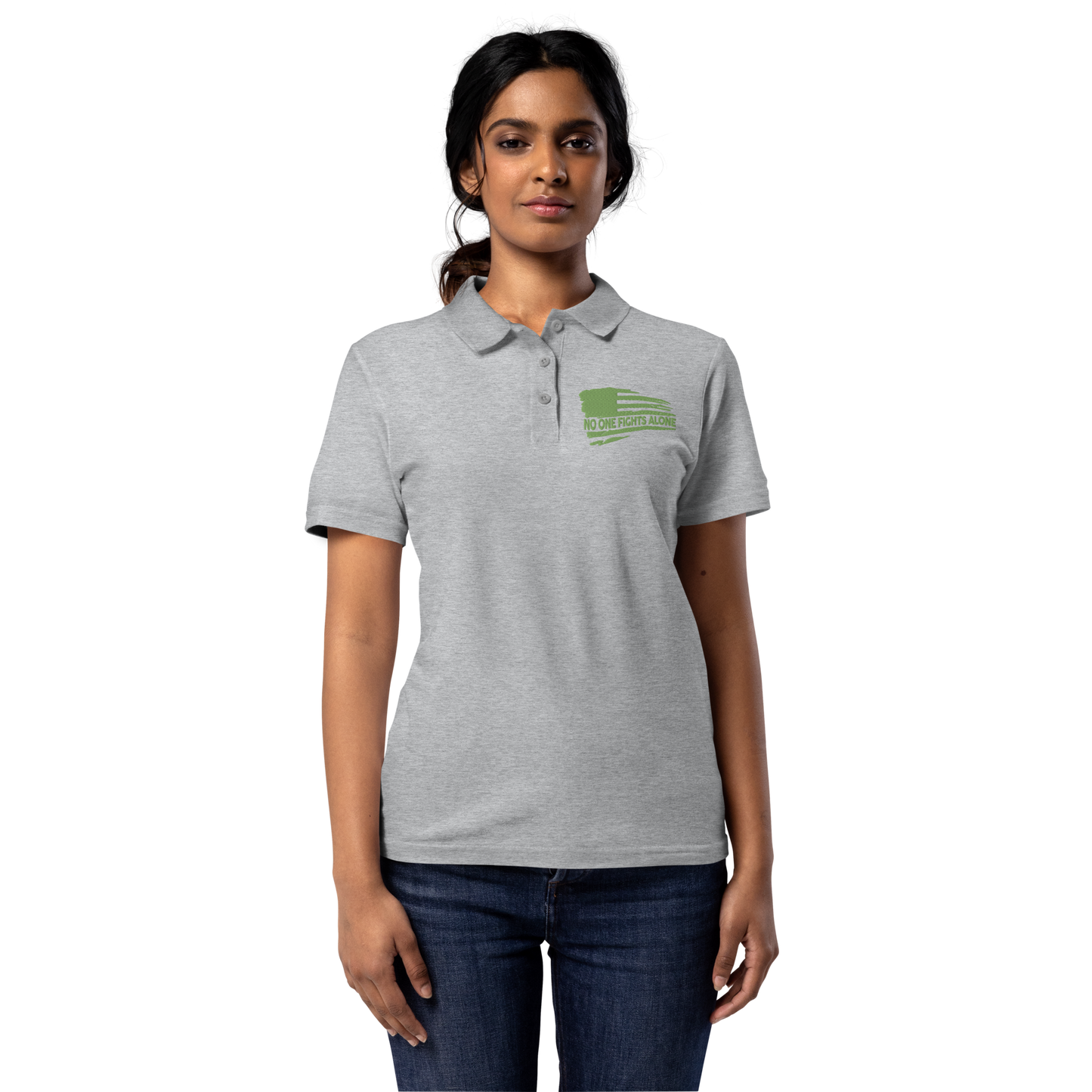 Women's No One Fights Alone Polo