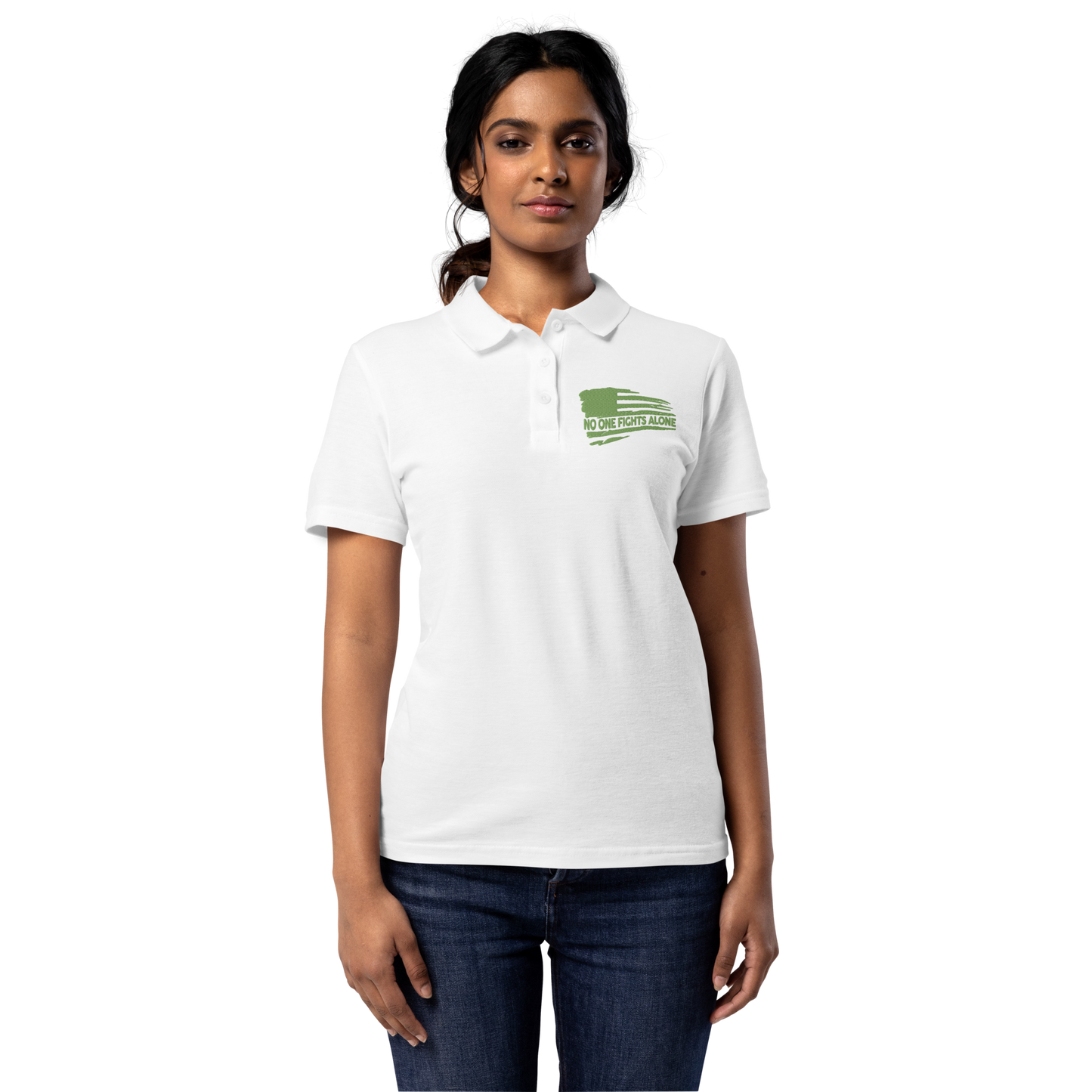 Women's No One Fights Alone Polo