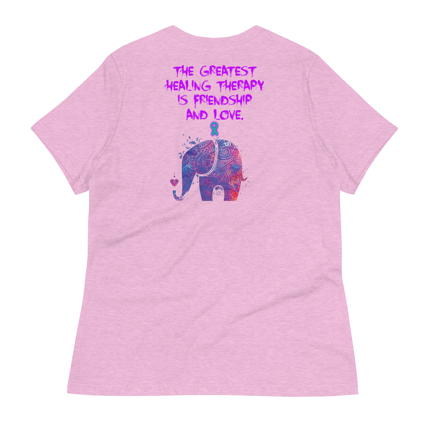 Healing from Friendship and Love - PTSD - Elephant - Women's T-Shirt