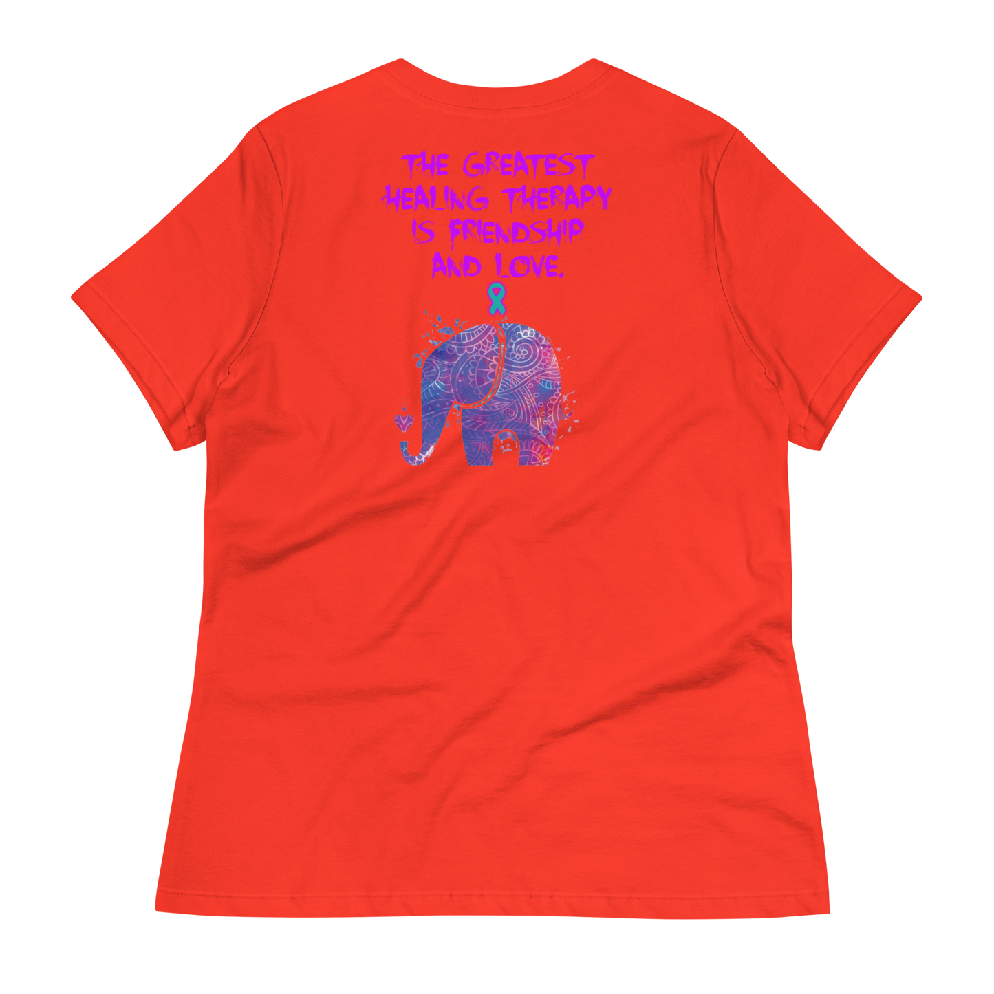 Healing from Friendship and Love - PTSD - Elephant - Women's T-Shirt