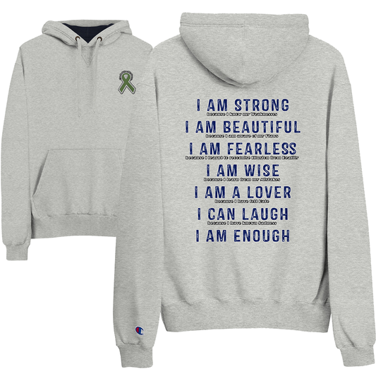 I Am Enough Mens Champion Hoodie