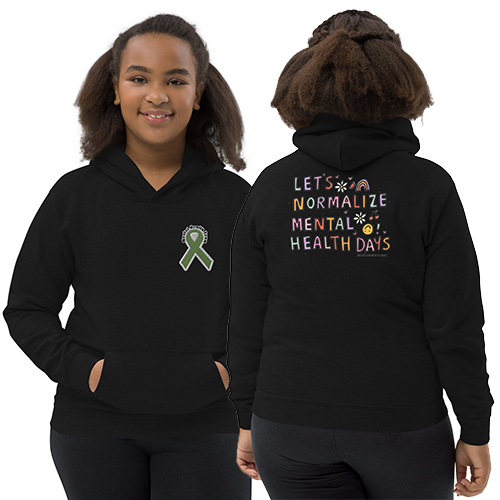 Lets Normalize Mental Health Days Kids Hoodie