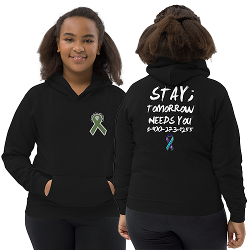 Stay; Tomorrow Needs You Kids Hoodie