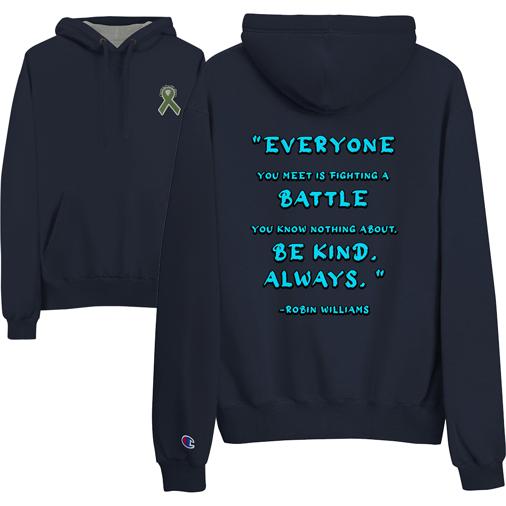 Be Kind, Always - Robin Williams Mens Champion Hoodie