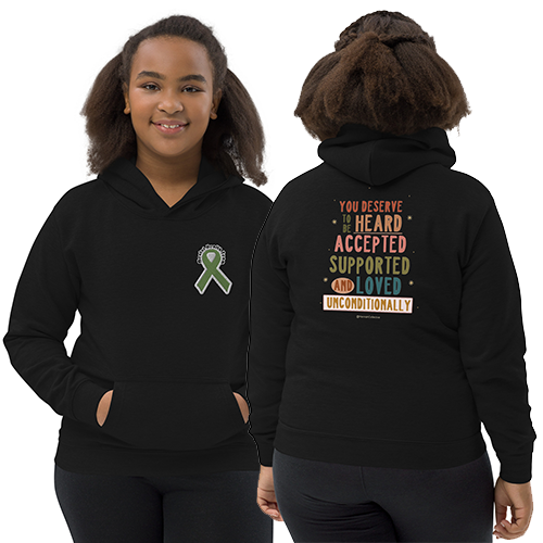 You Deserve To Be Heard Kids Hoodie