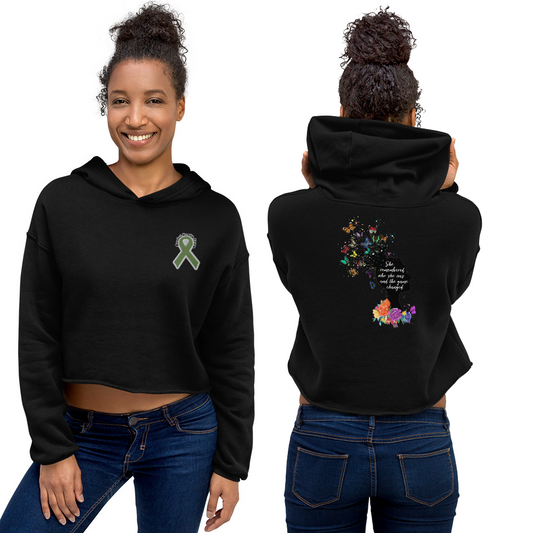 Believe In Yourself Womens Crop Hoodie