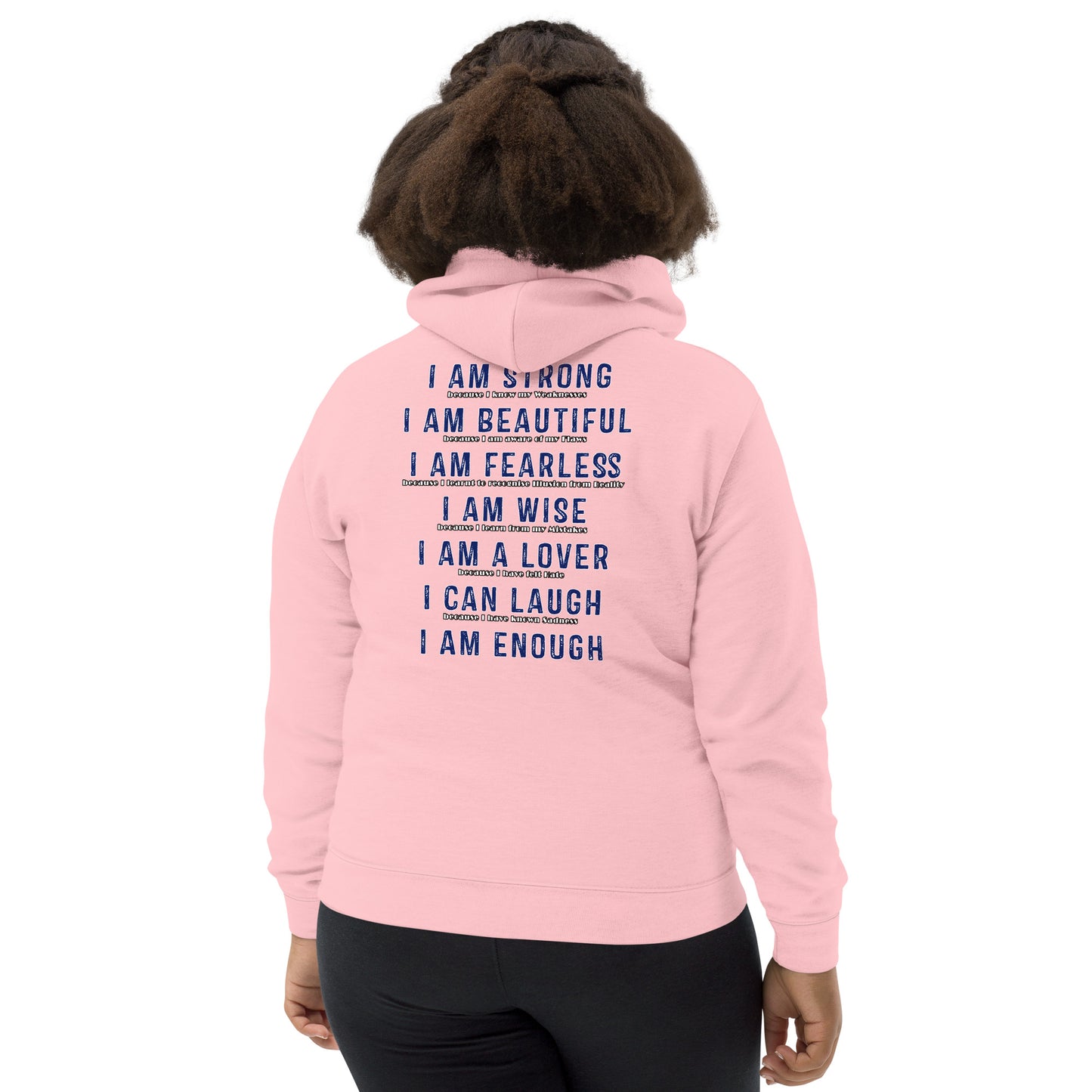 I Am Enough Kids Hoodie