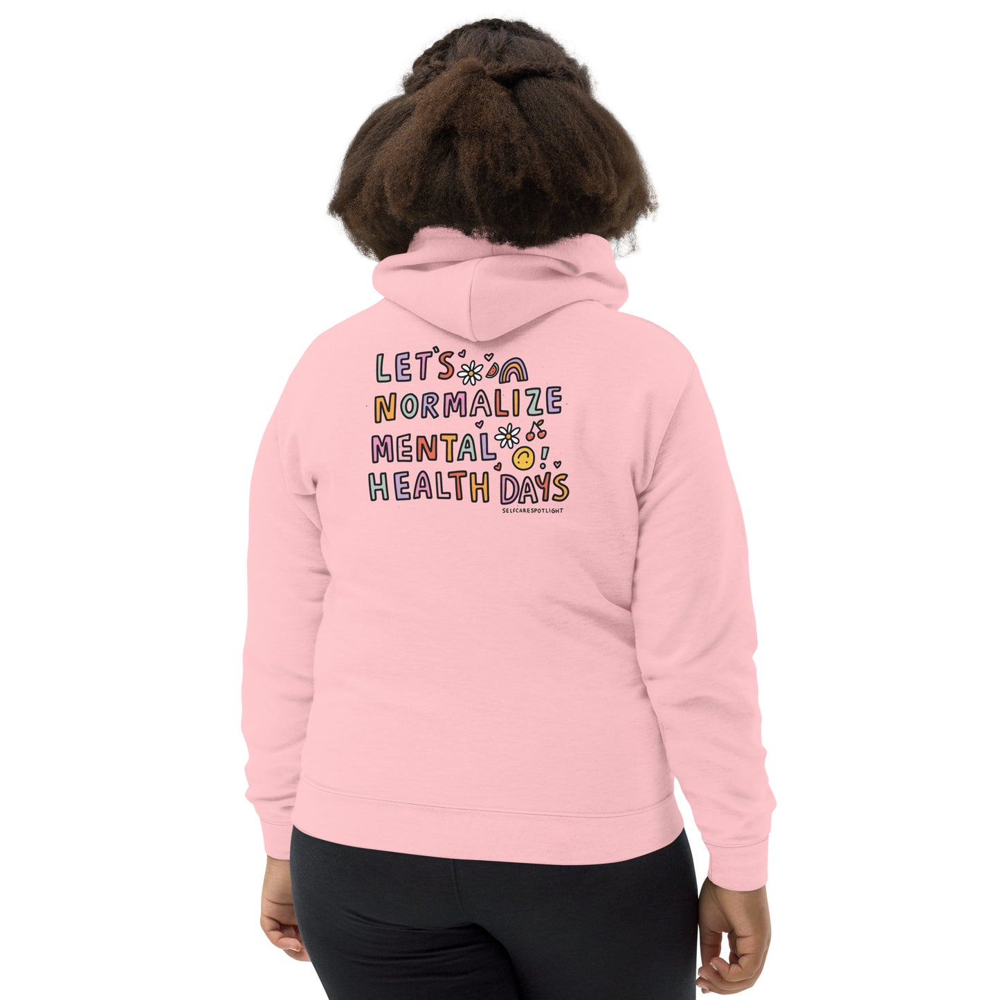 Lets Normalize Mental Health Days Kids Hoodie