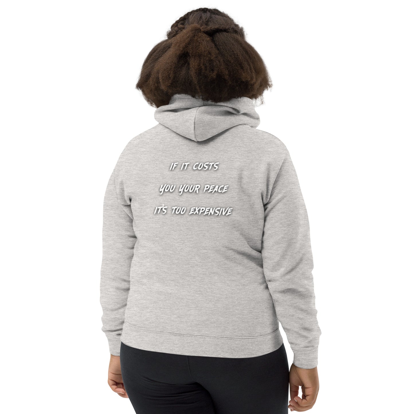 Cost Of Peace Kids Hoodie