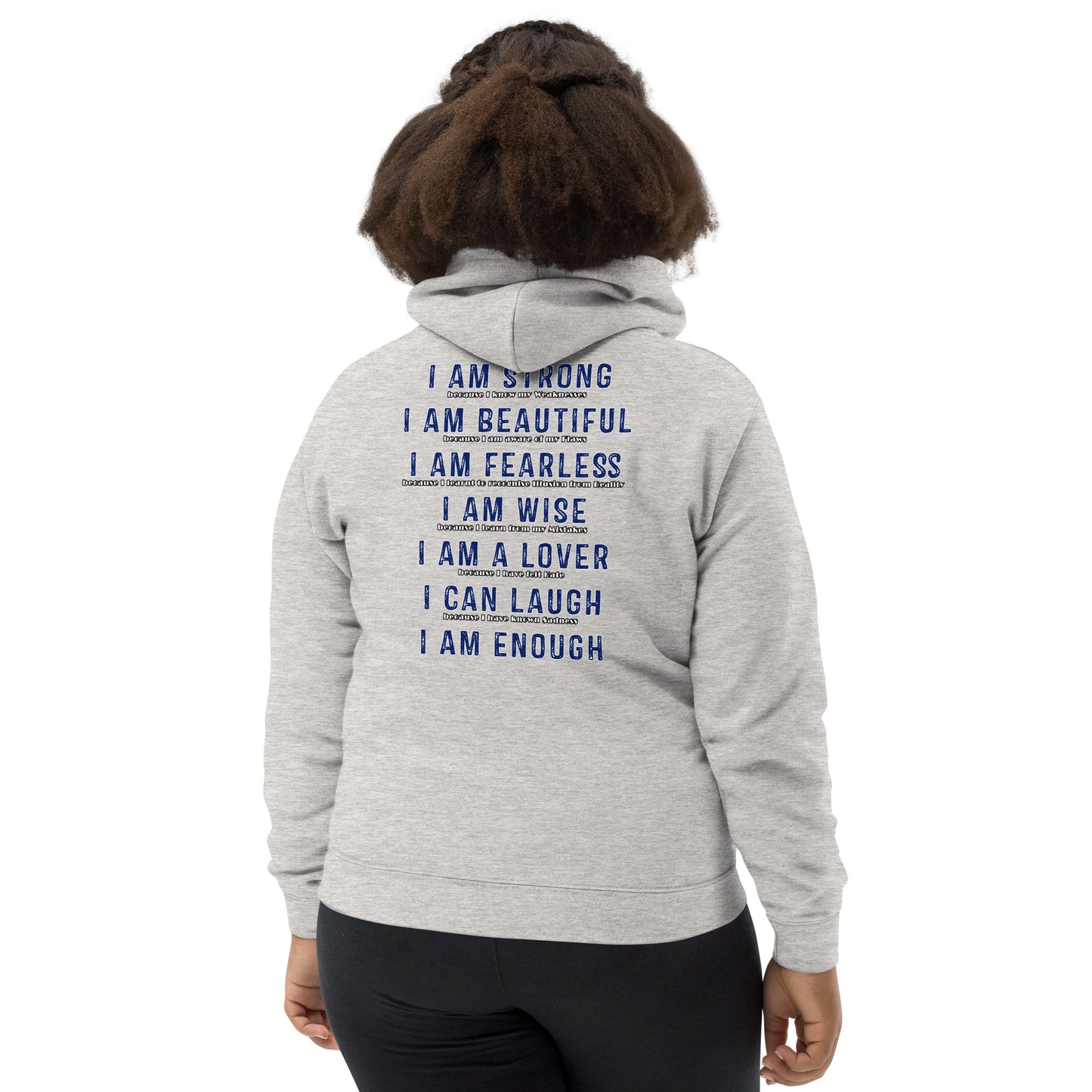 I Am Enough Kids Hoodie