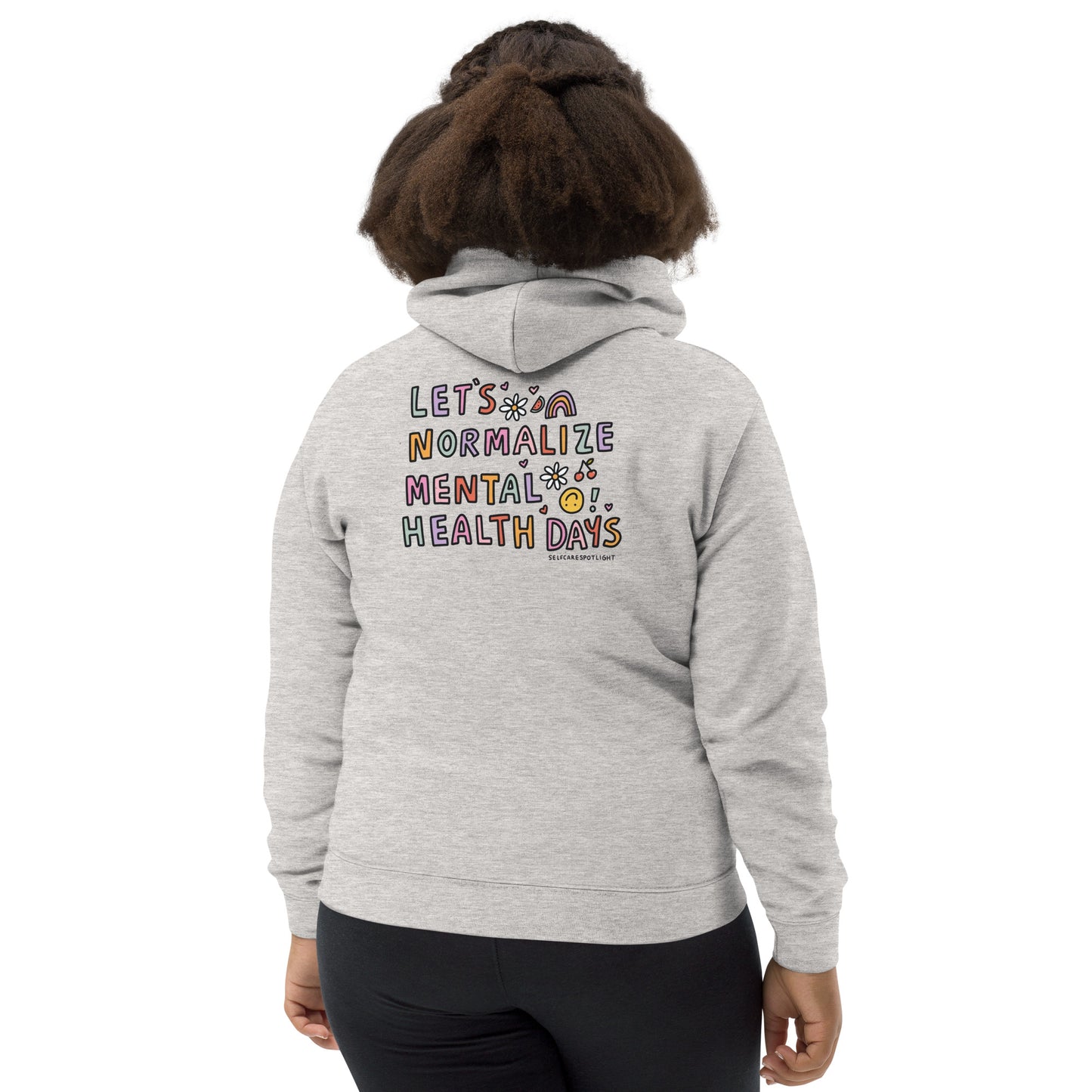 Lets Normalize Mental Health Days Kids Hoodie