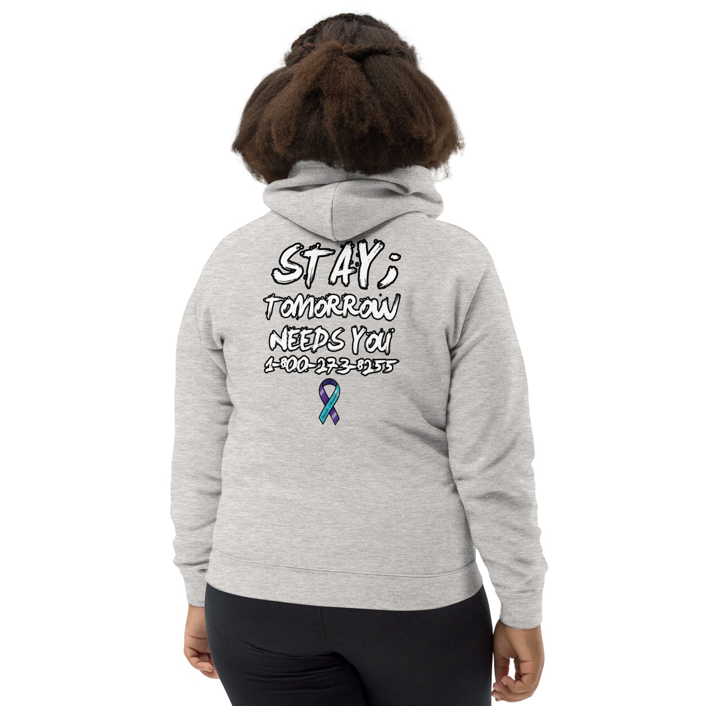 Stay; Tomorrow Needs You Kids Hoodie