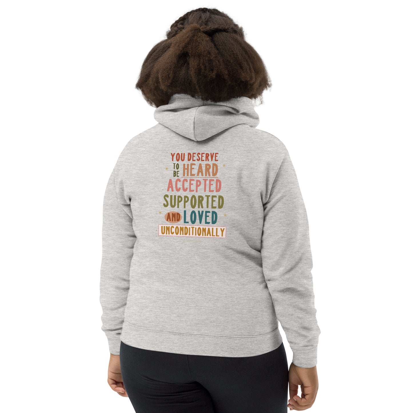 You Deserve To Be Heard Kids Hoodie