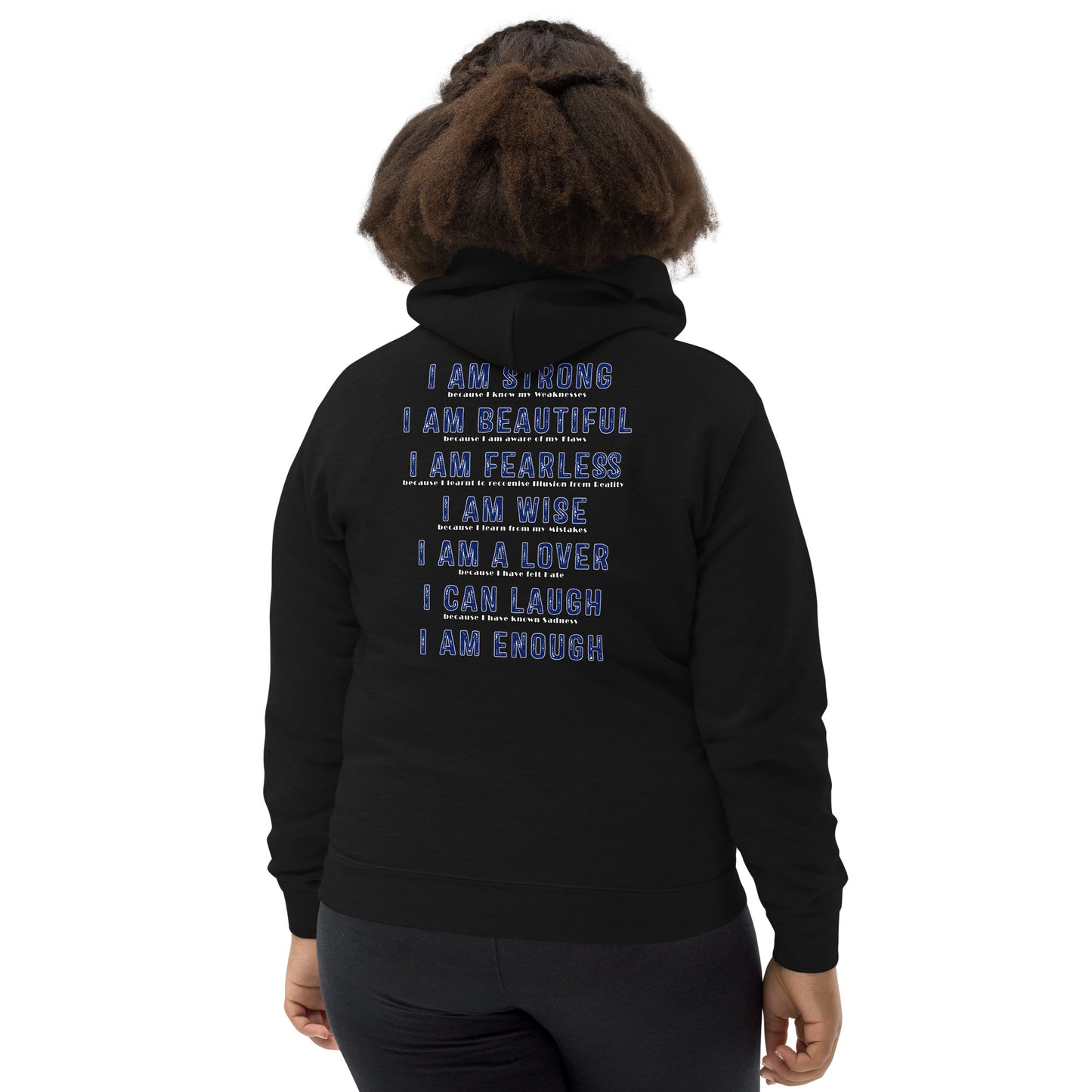 I Am Enough Kids Hoodie