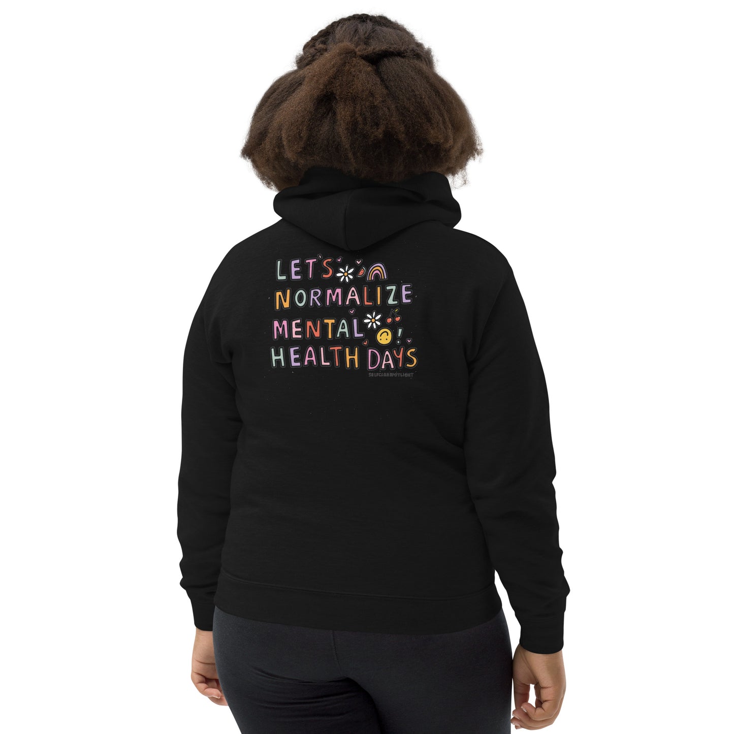 Lets Normalize Mental Health Days Kids Hoodie